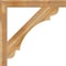 Ekena Millwork Olympic Block Rough Sawn Bracket, Western Red Cedar, 4"W x 38"D x 38"H BKT04X38X38OLY05RWR - alternate 2